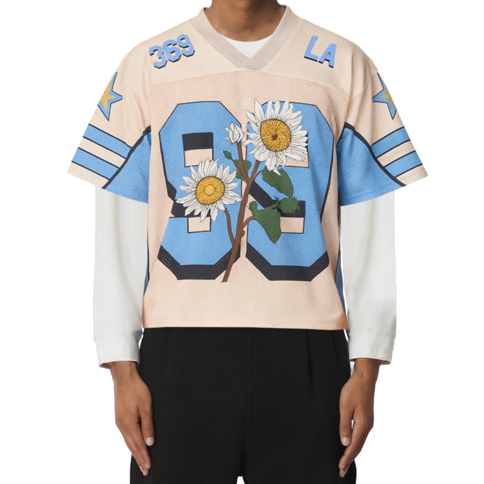 Daisy Football Short-Sleeve Football Jersey