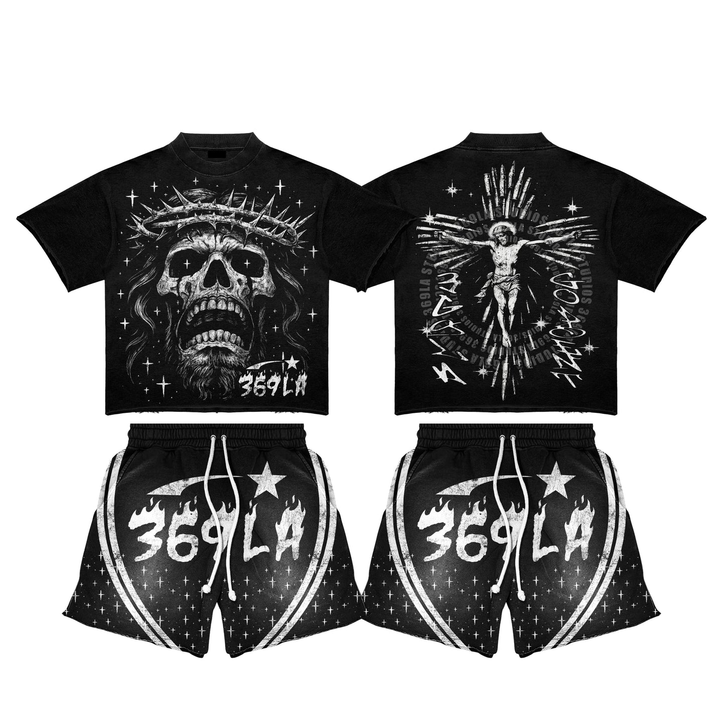 Sinners T-Shirt & Sweatshorts Full Set