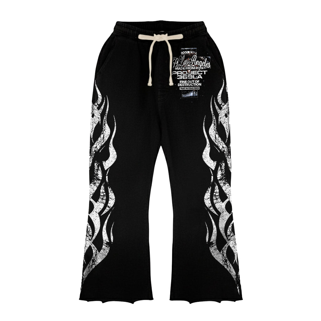 Trust In Your Vision Short-Sleeve T-Shirt & Flare Sweatpants Full Set