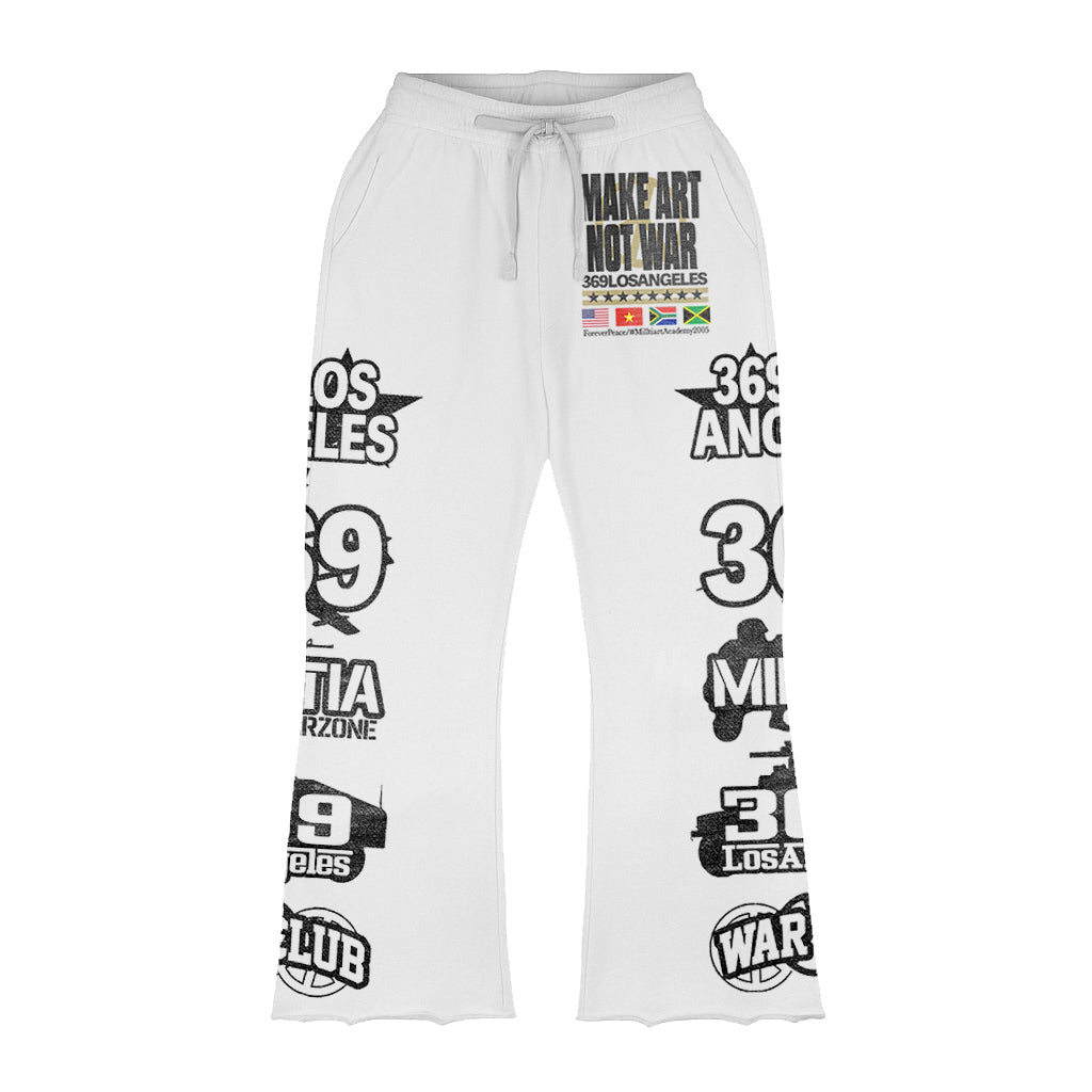 Warzone Long-Sleeve T-Shirt & Flare Sweatpants Full Set