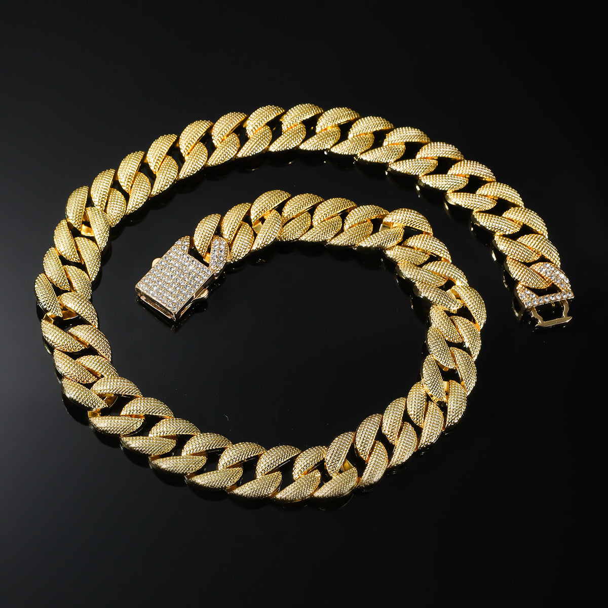 Big Chain Iced Out Cuban Link Necklace