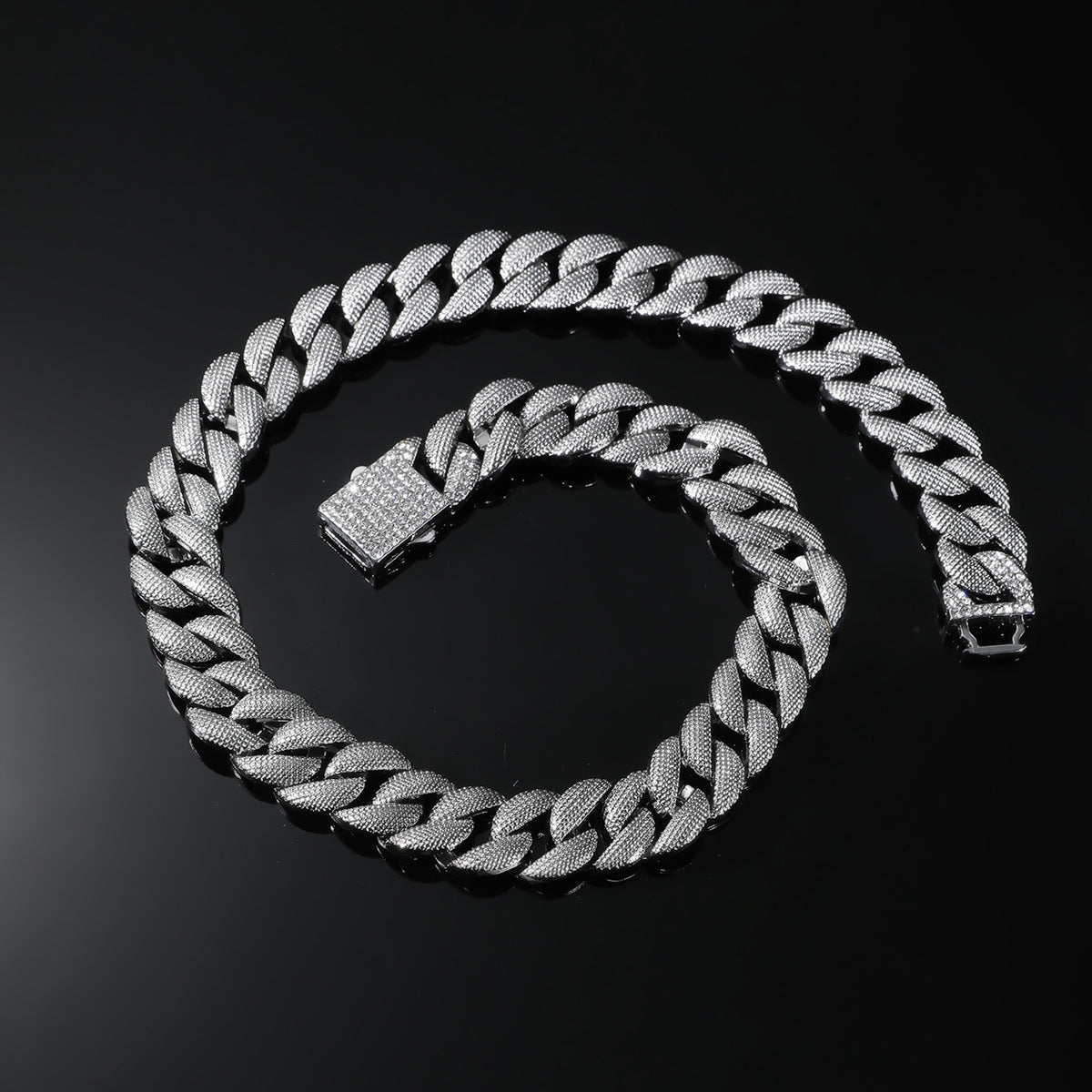 Big Chain Iced Out Cuban Link Necklace