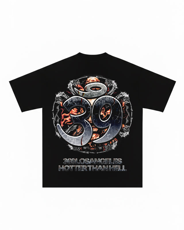 Hotter Than Hell Short-Sleeve T-Shirt & Flare Sweatpants Full Set