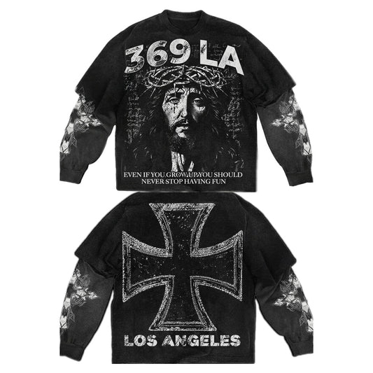 Never Stop Long-Sleeve T-Shirt