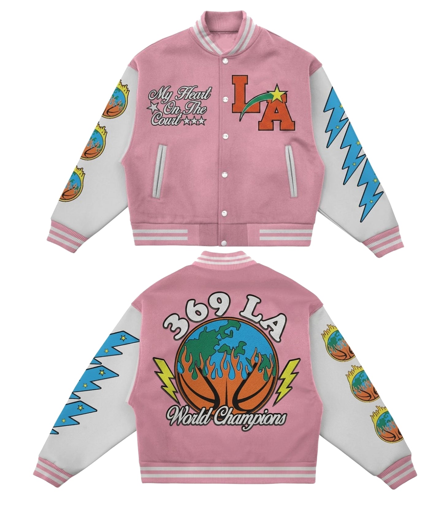 Heart On The Court Varsity Jacket