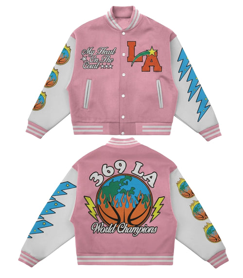 Heart On The Court Varsity Jacket