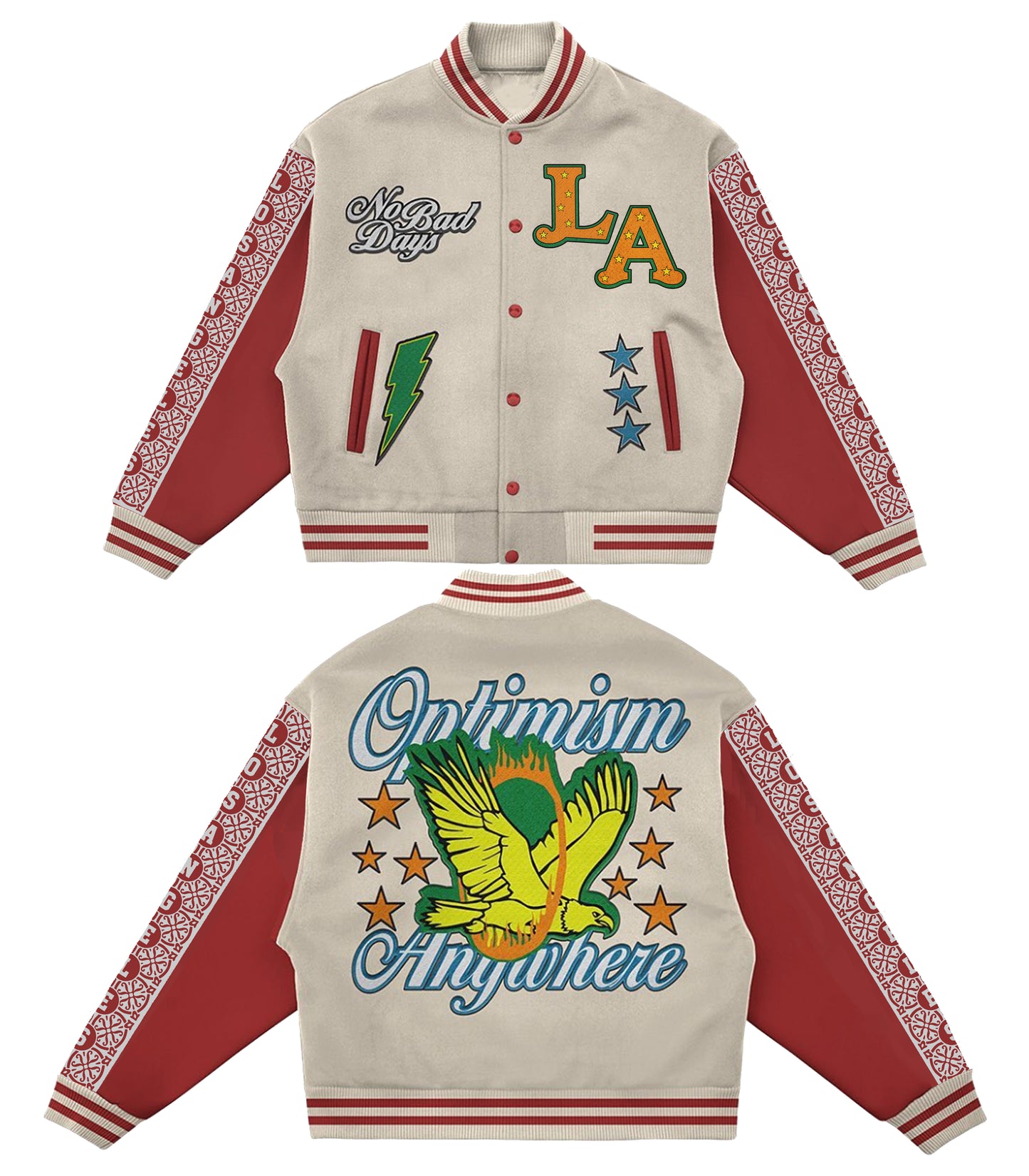 No Bad Days Varsity Jacket