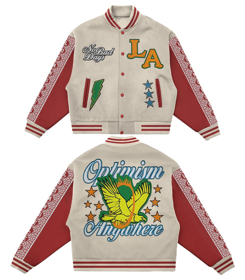 No Bad Days Varsity Jacket