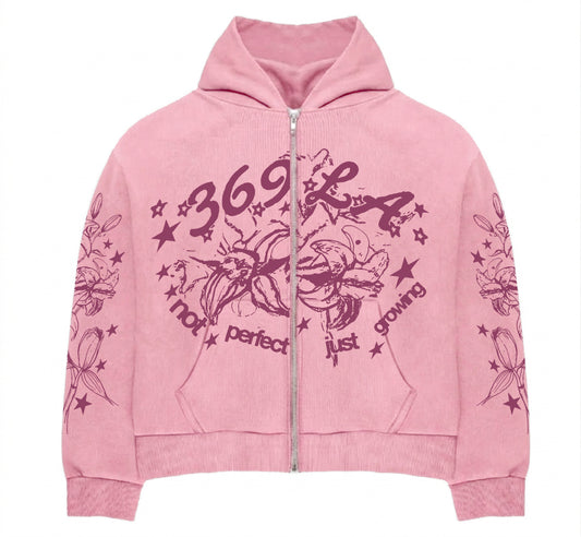 Not Perefect Just Growing Hoodie