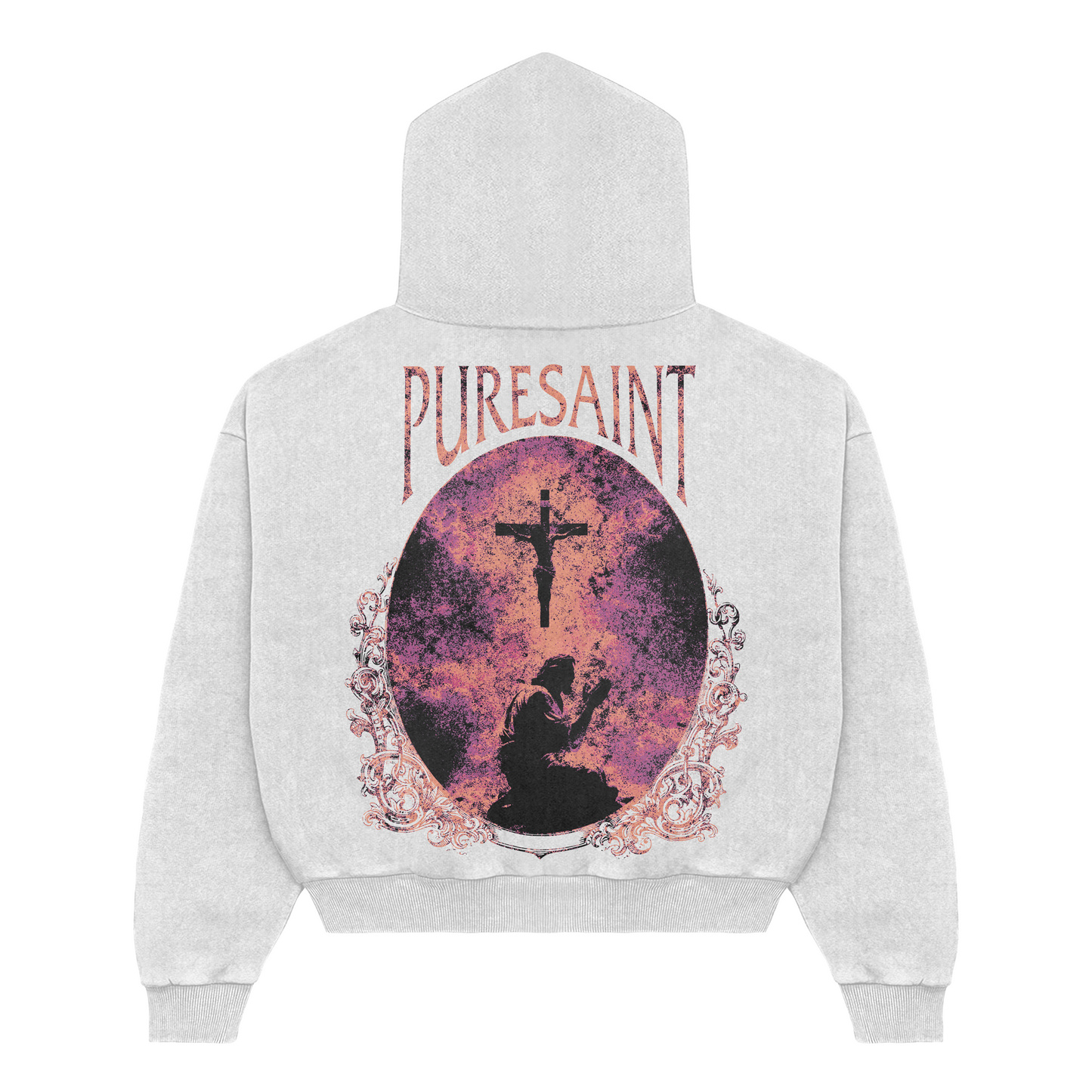 Pure Saint Full Zip Hoodie & Flare Sweatpants Set