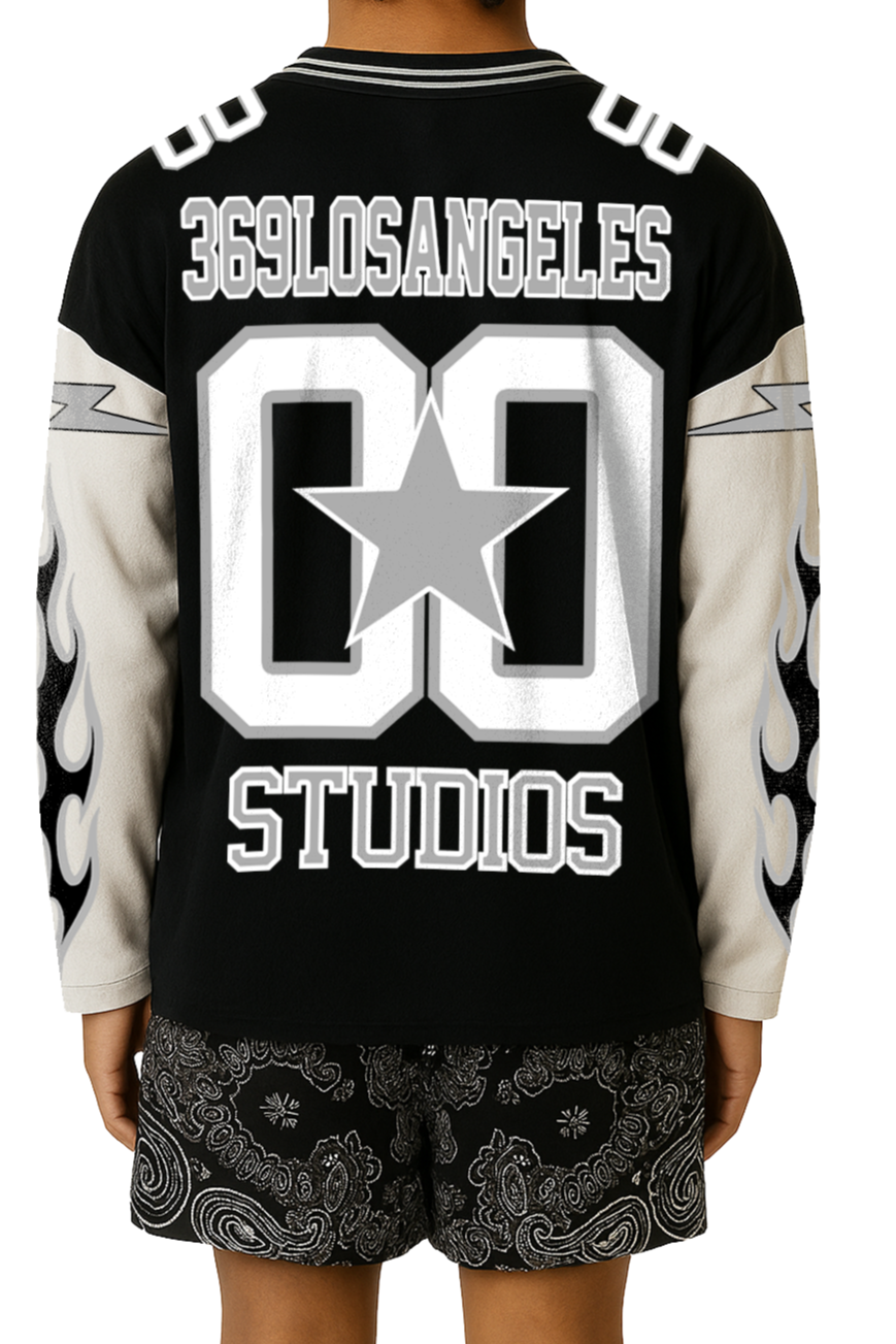 Black Lightning Jersey & Mesh Shorts Full Set