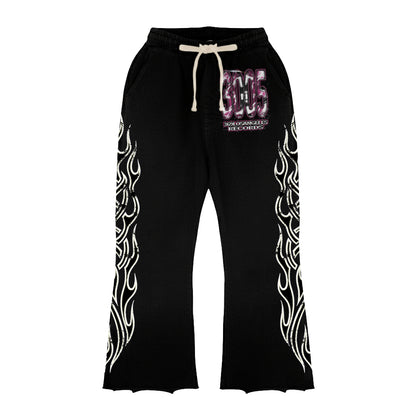 Born From Short-Sleeve T-Shirt & Flare Sweatpants Full Set