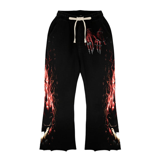 Devil Of Desire Flare Sweatpants