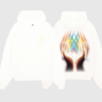 Power Is In Your Hands Hoodie White