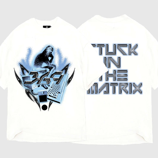 Stuck In Matrix T-Shirt White