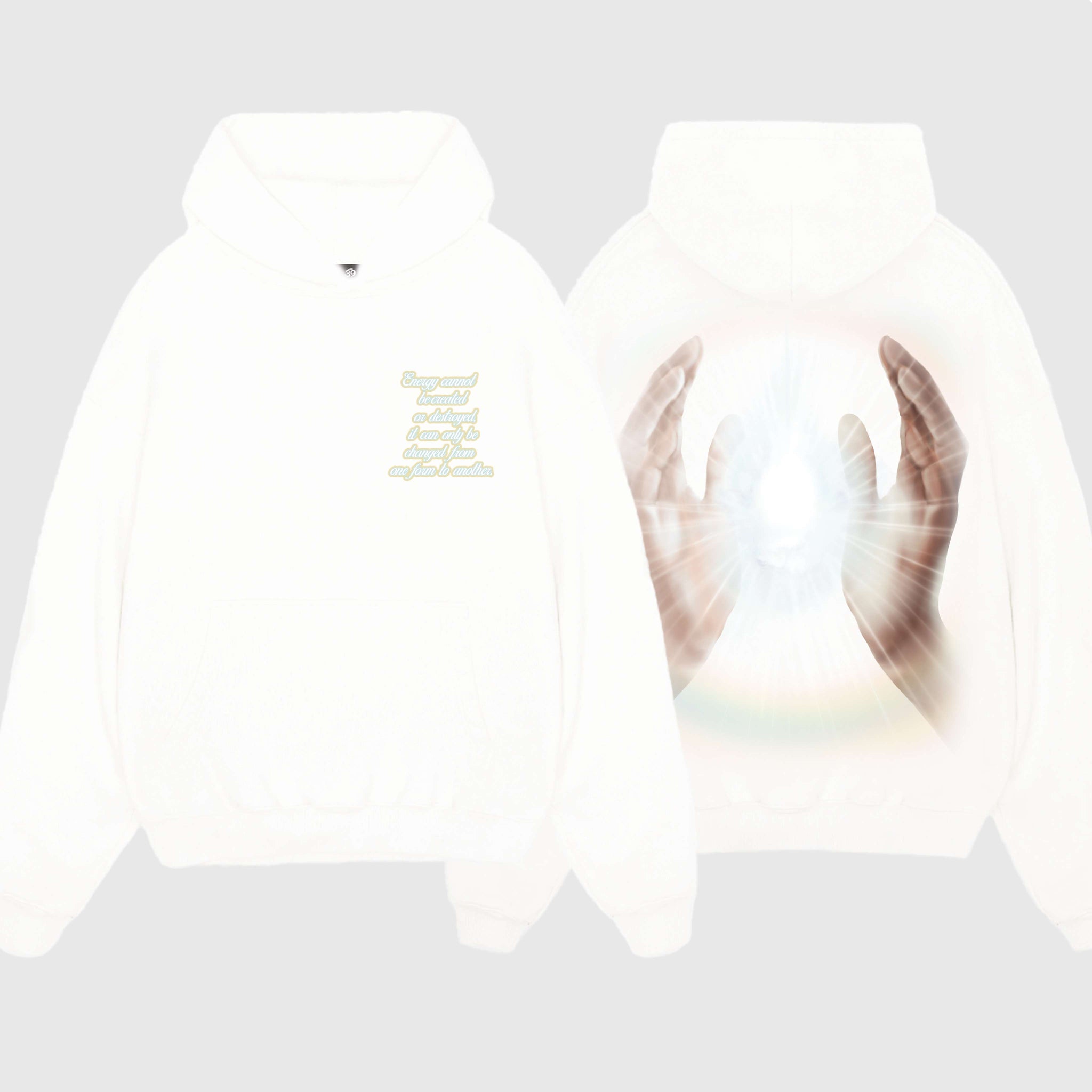 Energy Connection Hoodie White