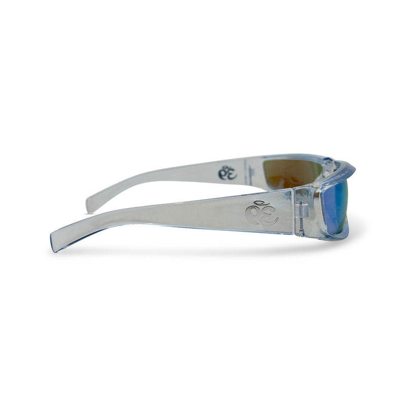 Icy Blue Cyber Sunglasses