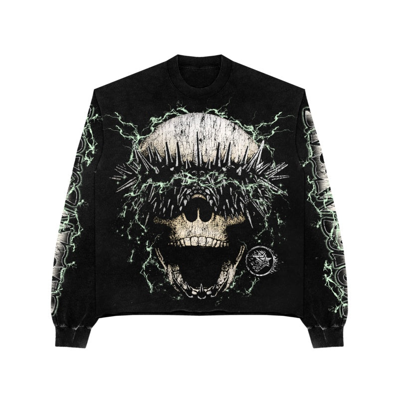 Skull Long-Sleeve T-Shirt