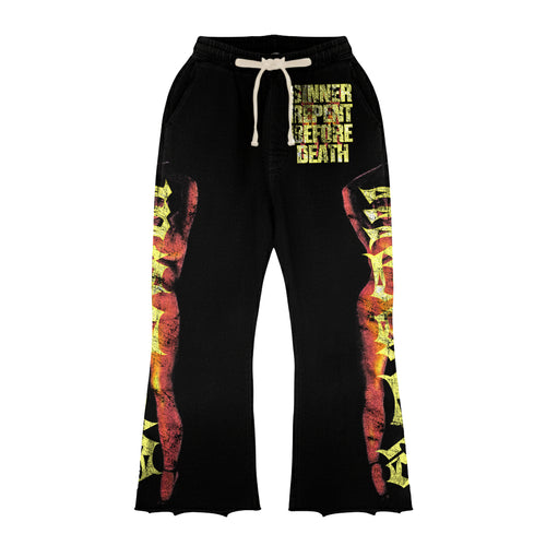 Sinners Repent Flare Sweatpants