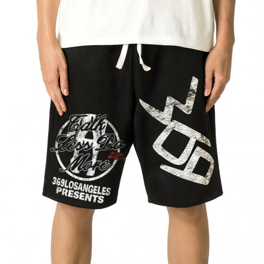 Talk Less Do More Fleece Sweatshorts