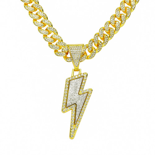 "Flash" Iced Out Cuban Link Necklace