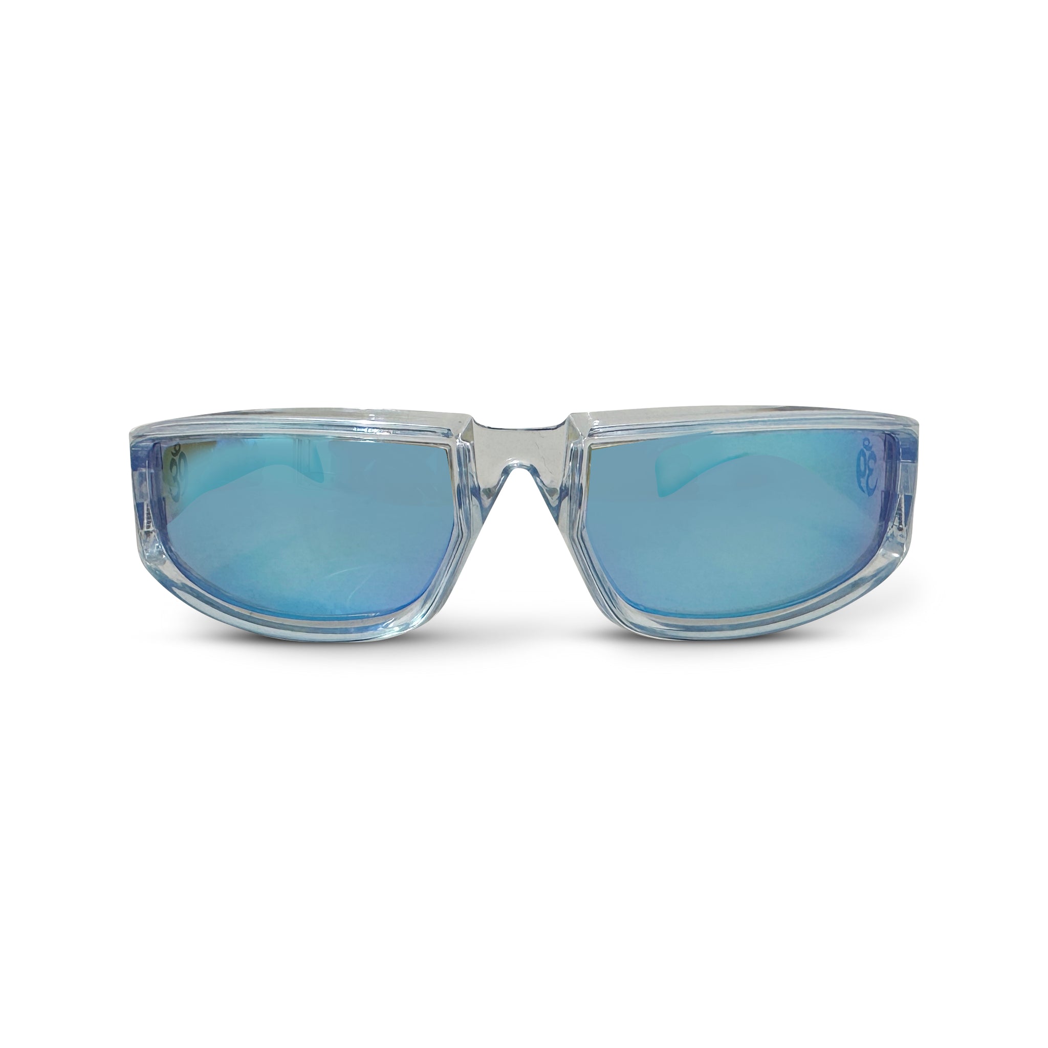 Icy Blue Cyber Sunglasses